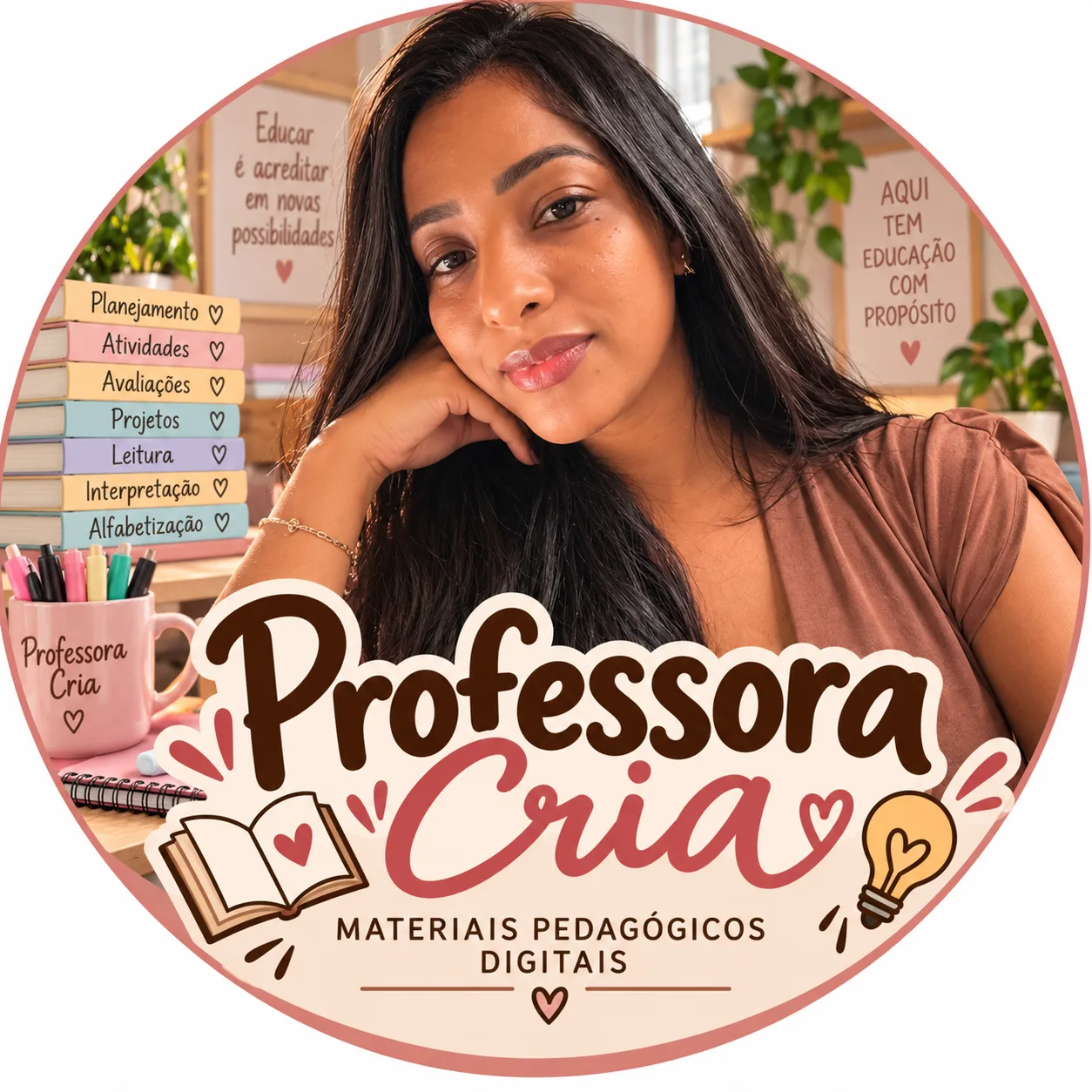 Banner de Professora Cria 