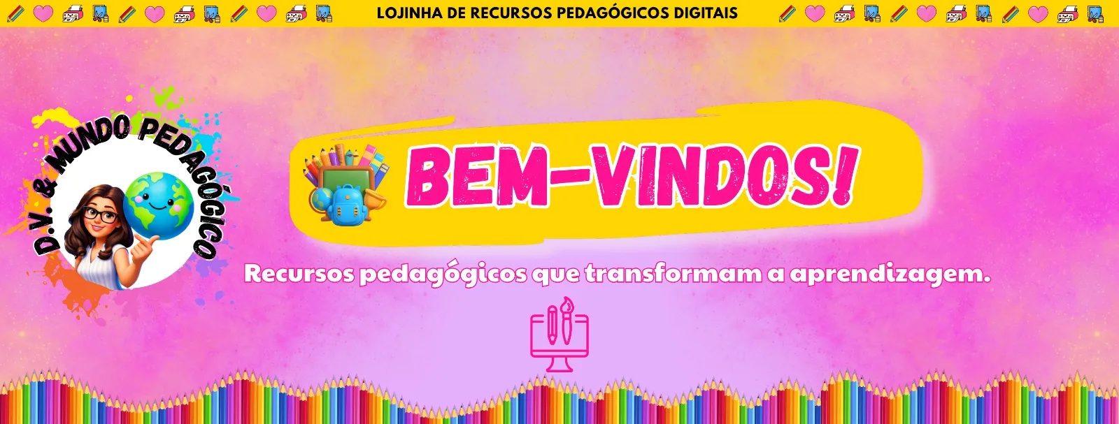 Banner de D. V. & Mundo Pedagógico