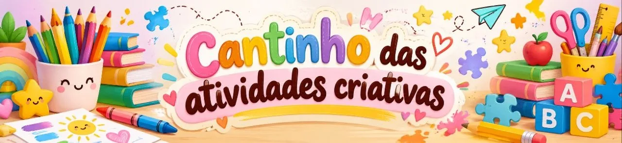 Banner de Cantinho das Atividades Criativas