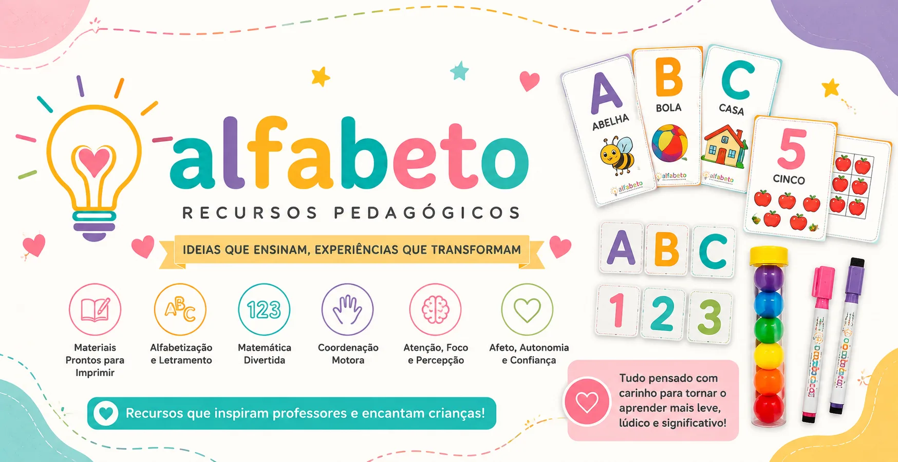 Banner de Alfabeto Recursos Pedagógicos