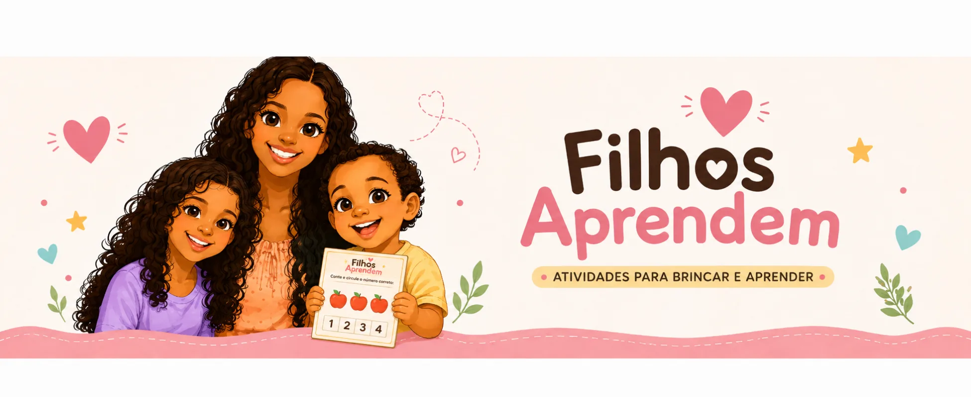 Banner de Filhos aprendem 