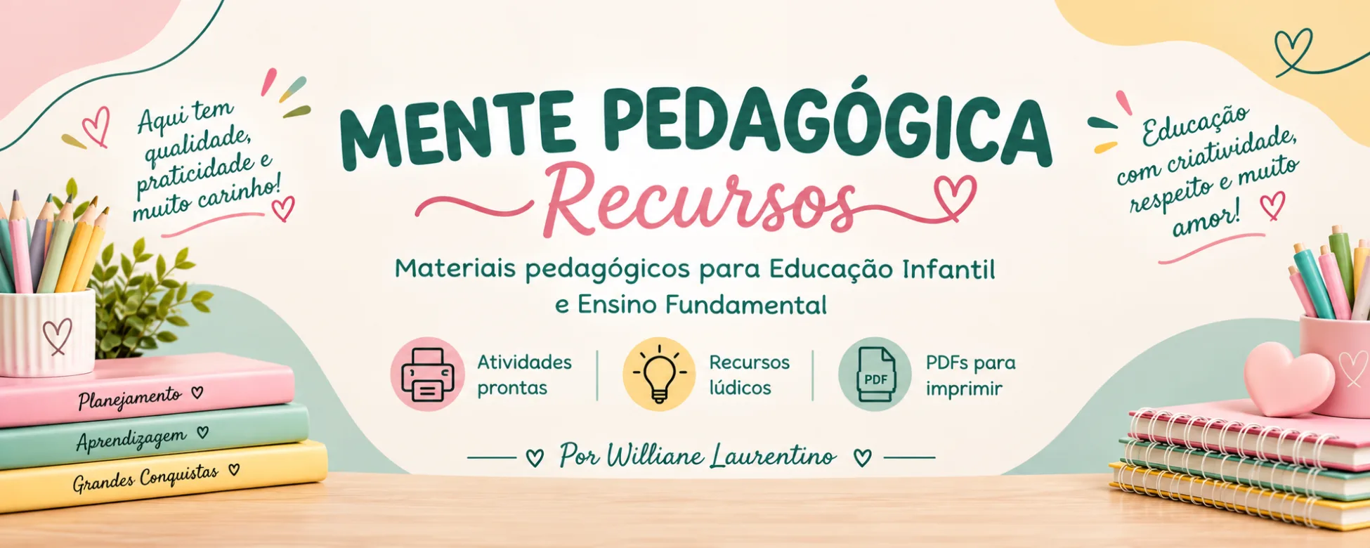 Banner de Mente Pedagógica Recursos