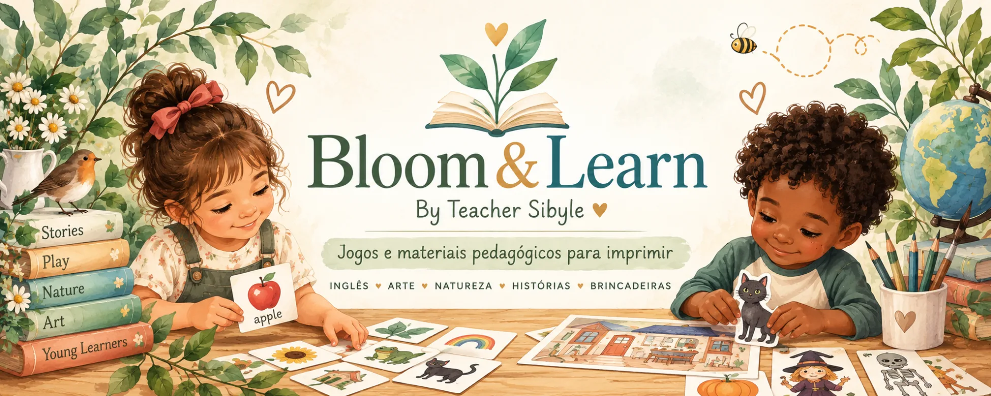 Banner de Bloom & Learn | By Teacher Sibyle