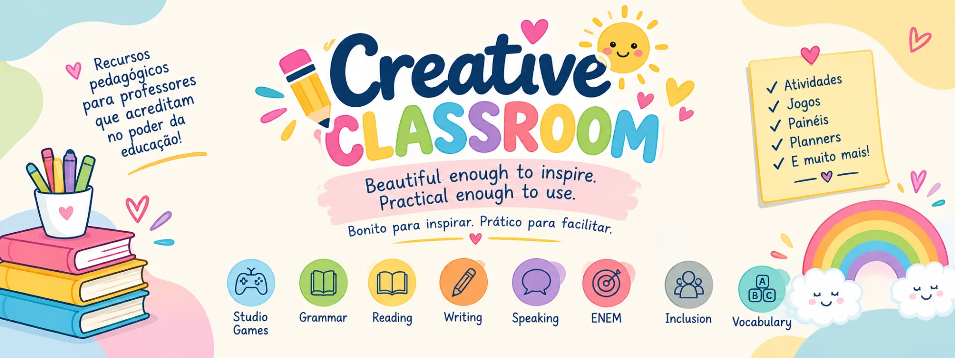 Banner de Creative Classroom