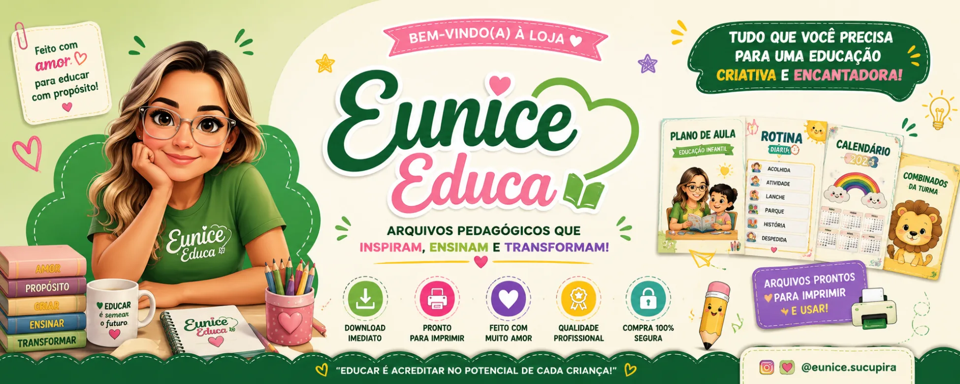 Banner de Eunice Sucupira de Oliveira
