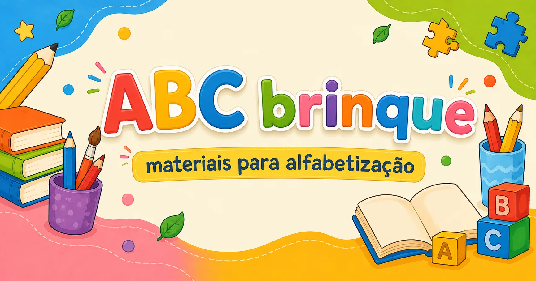 Banner de Profª Regiane / Abcbrinque