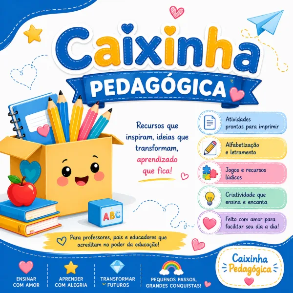 Banner de Caixinha Pedagógica 