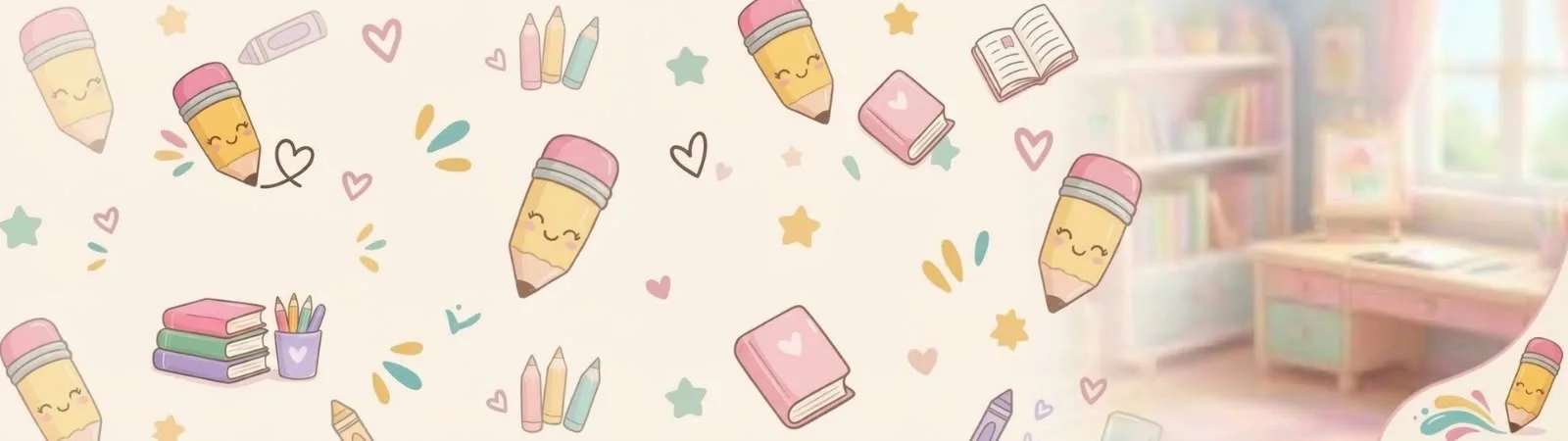 Banner de Traço de Aprender 