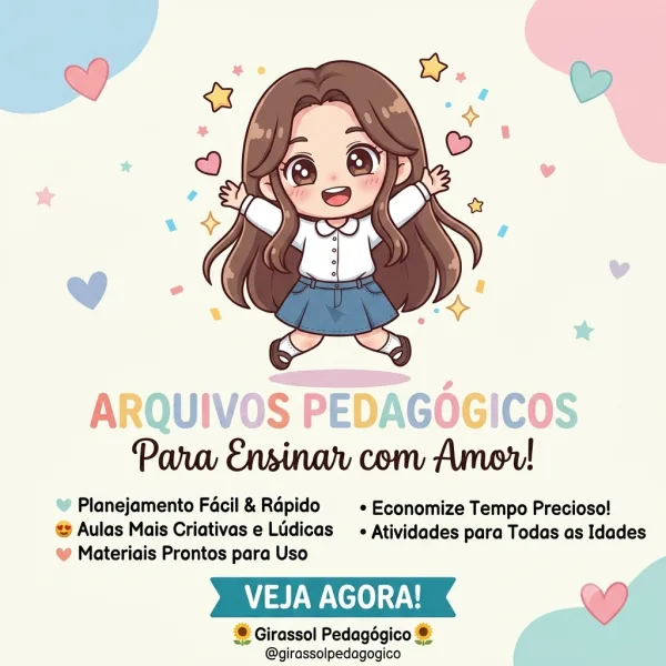 Banner de Girassol pedagógico 🌻🌻