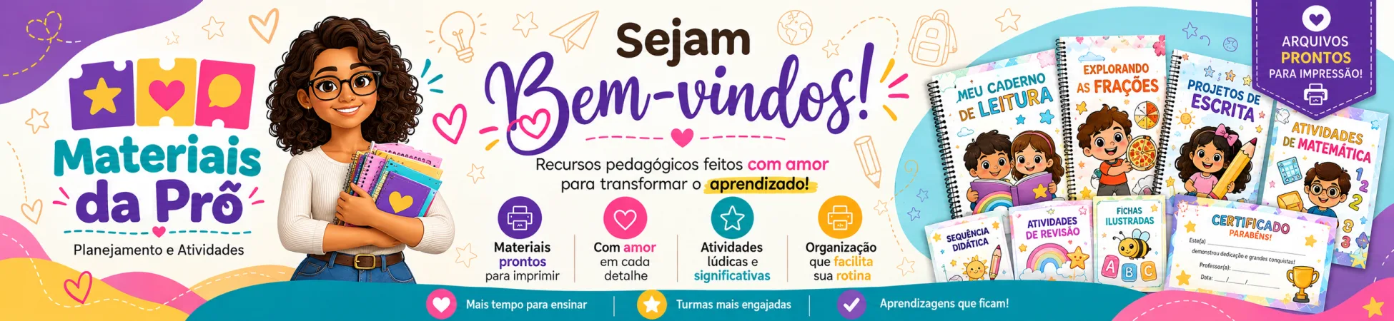 Banner de Materiais da Prô