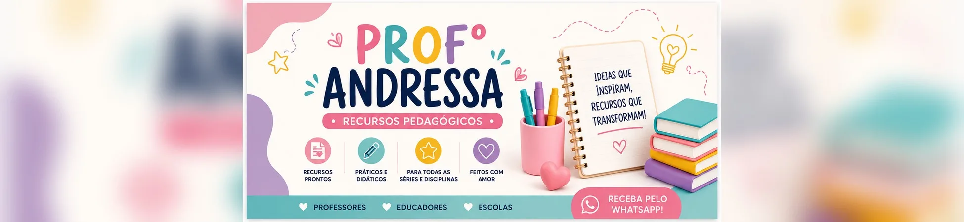 Banner de Prof°Andressa Recursos Pedagógicos