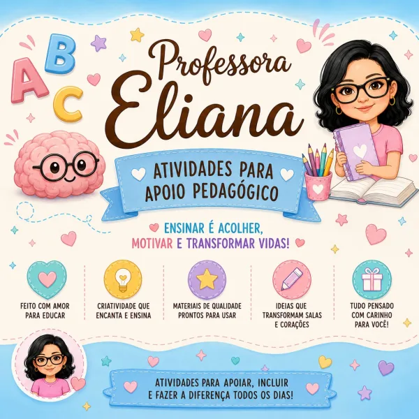 Banner de Atividades Para Apoio Pedagógico