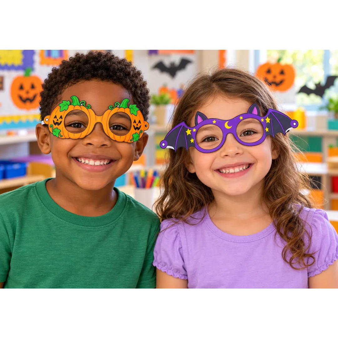 10 Modelos de Óculos de Halloween! em PDF- Educação Infantil