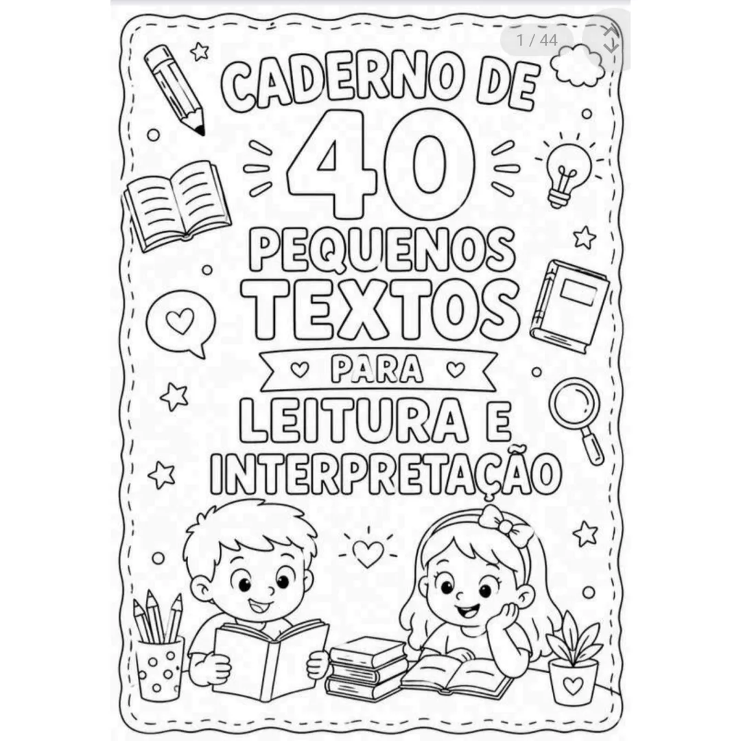 40 pequenos textos para ler e interpretar 