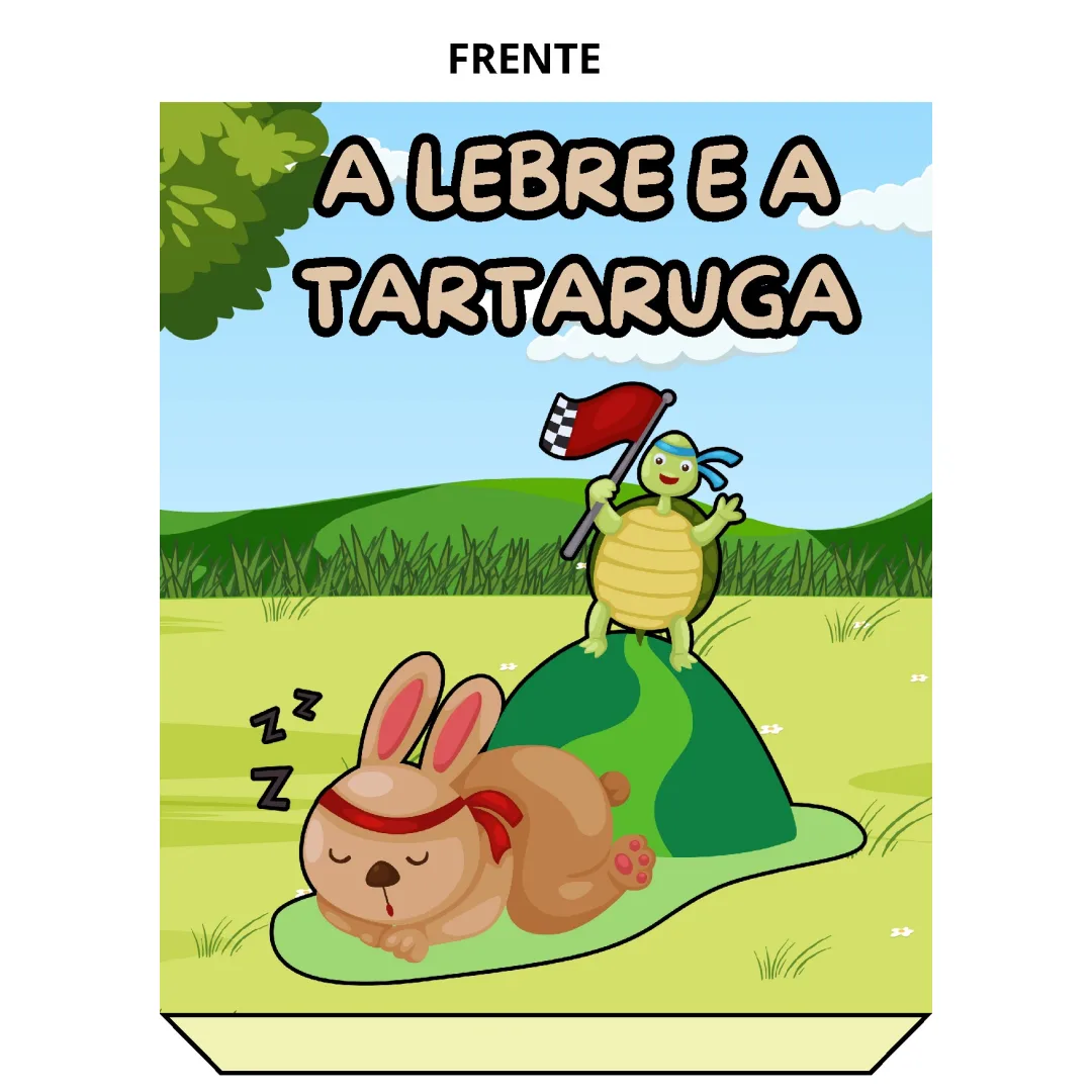 🐢🐇 SACOLINHA TEATRAL – A LEBRE E A TARTARUGA