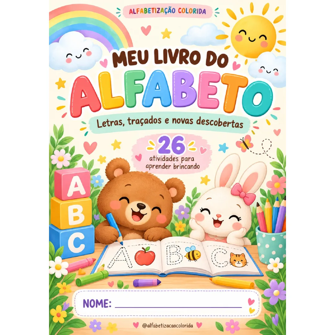 Explorando o ABC — Atividades de Letras e Traçados em PDF