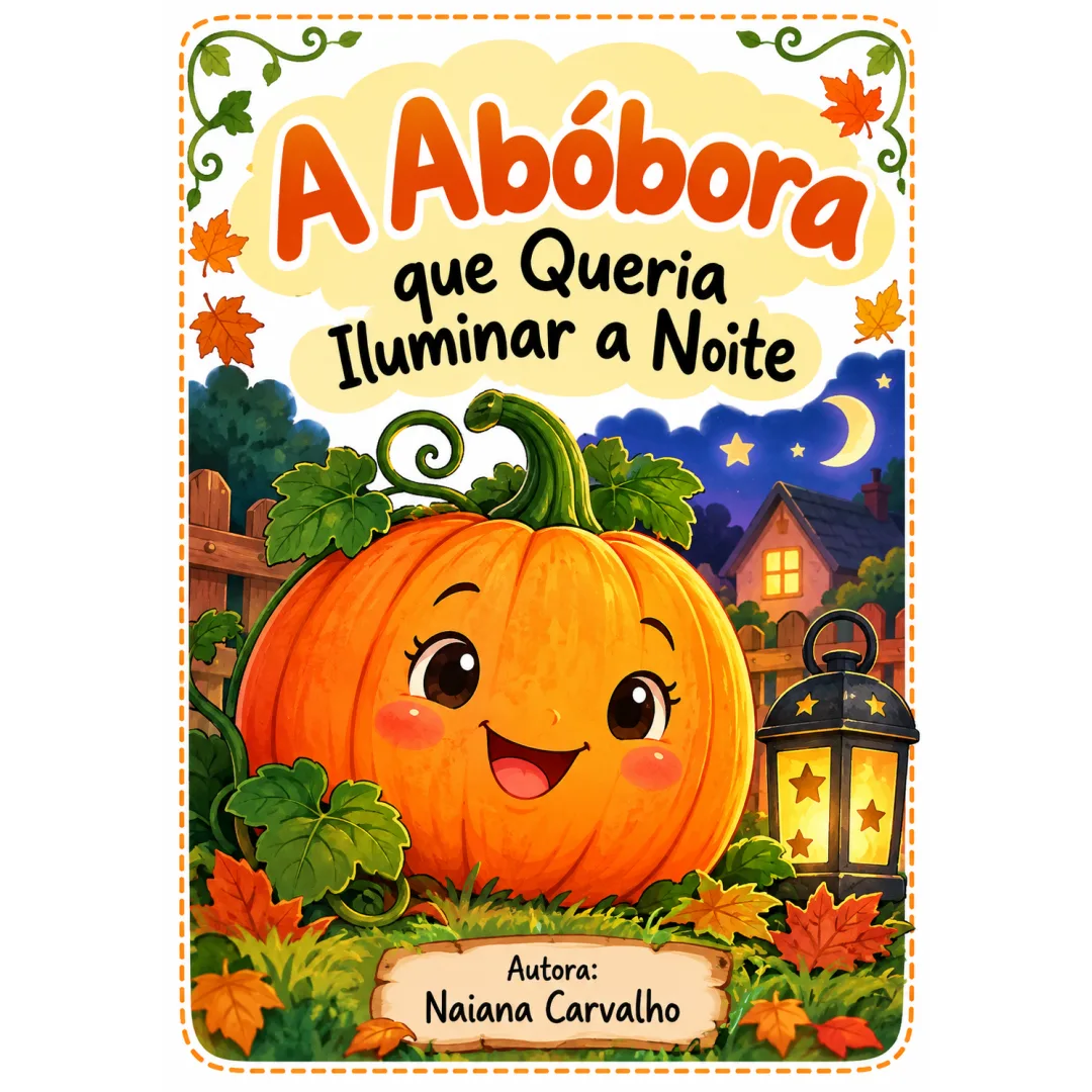 A abóbora que queria iluminar a noite História em PDF para a Educação Infantil 