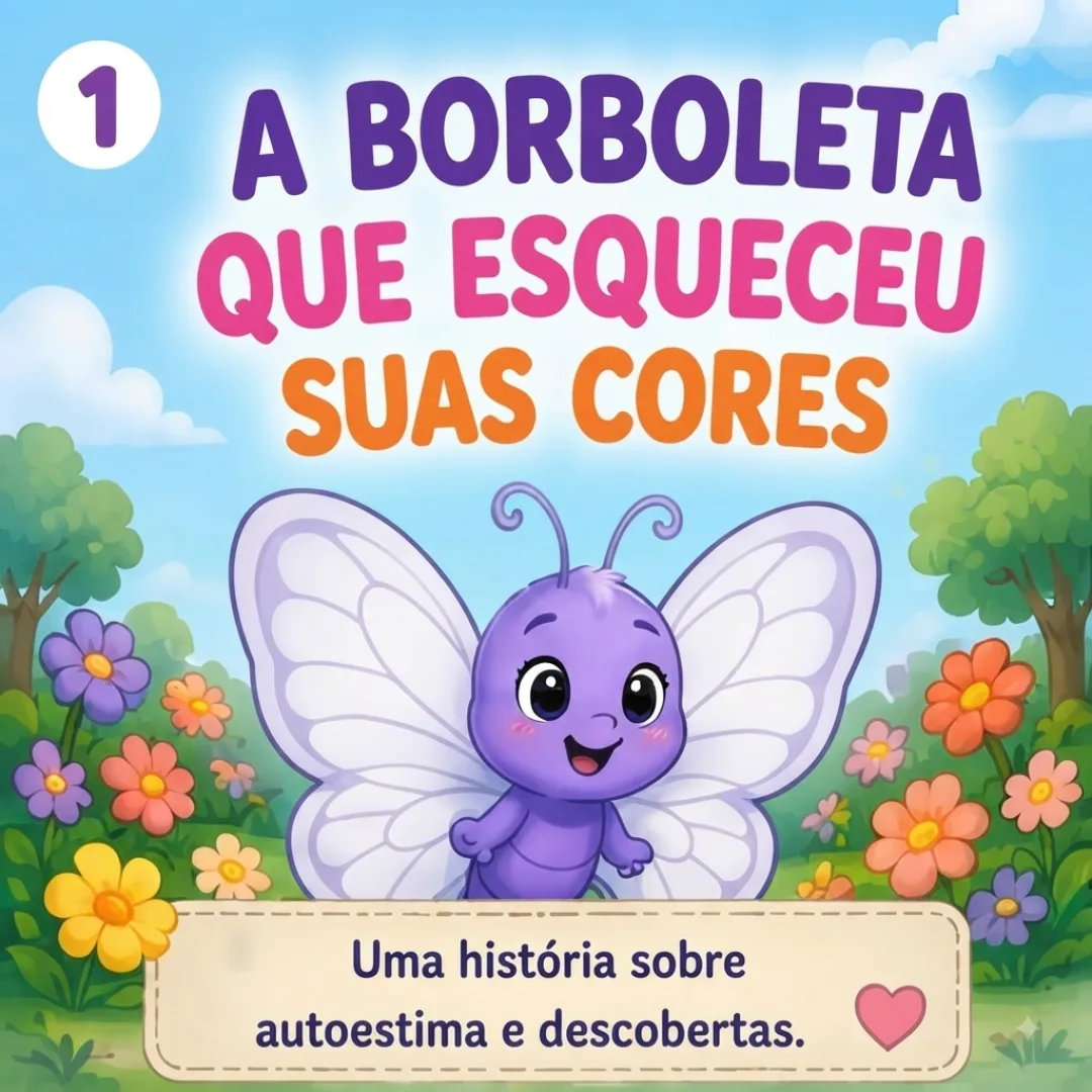 A Borboleta que esqueceu Suas Cores - Livro PDF
