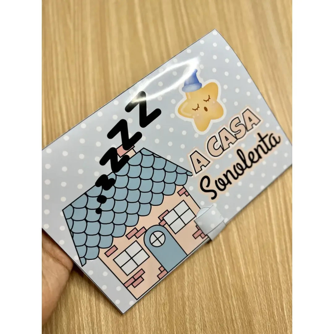 A CASA SONOLENTA - LIVRO EM 3D