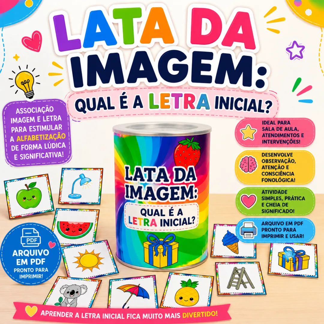 A Lata da Imagem – Qual é a Letra Inicial?