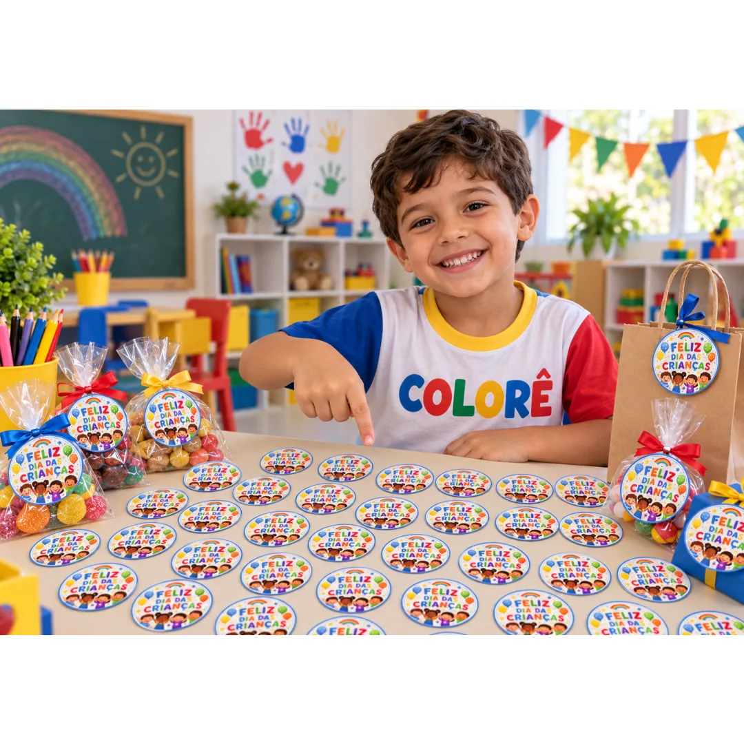 Tags para o Dia das Crianças - Educação Infantil - PDF