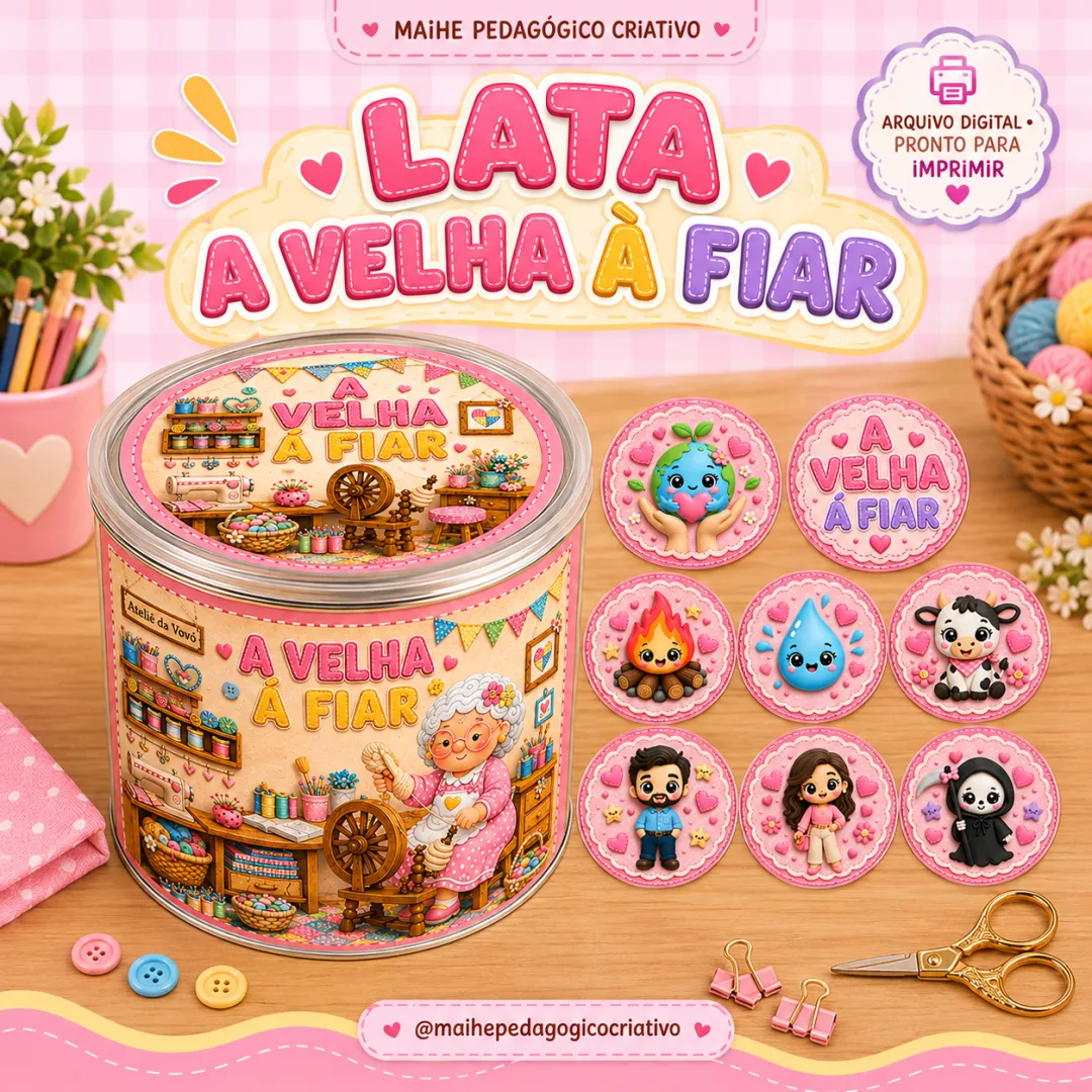 A Velha à Fiar - Lata Interativa - Educação Infantil - Arquivo Digital