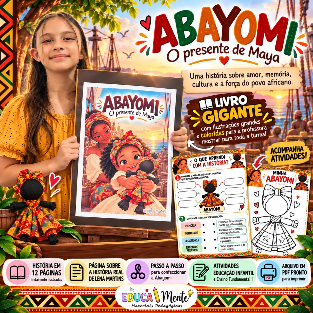 👧🏾✨ ABAYOMI EM: O PRESENTE DE MAYA 🤎