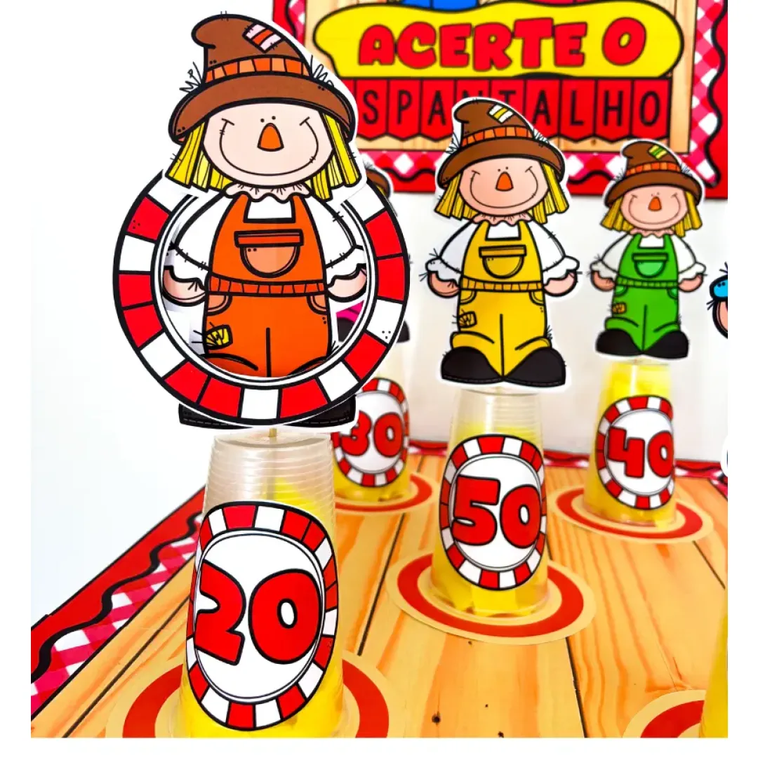 Acerte o Espantalho - Festa Junina
