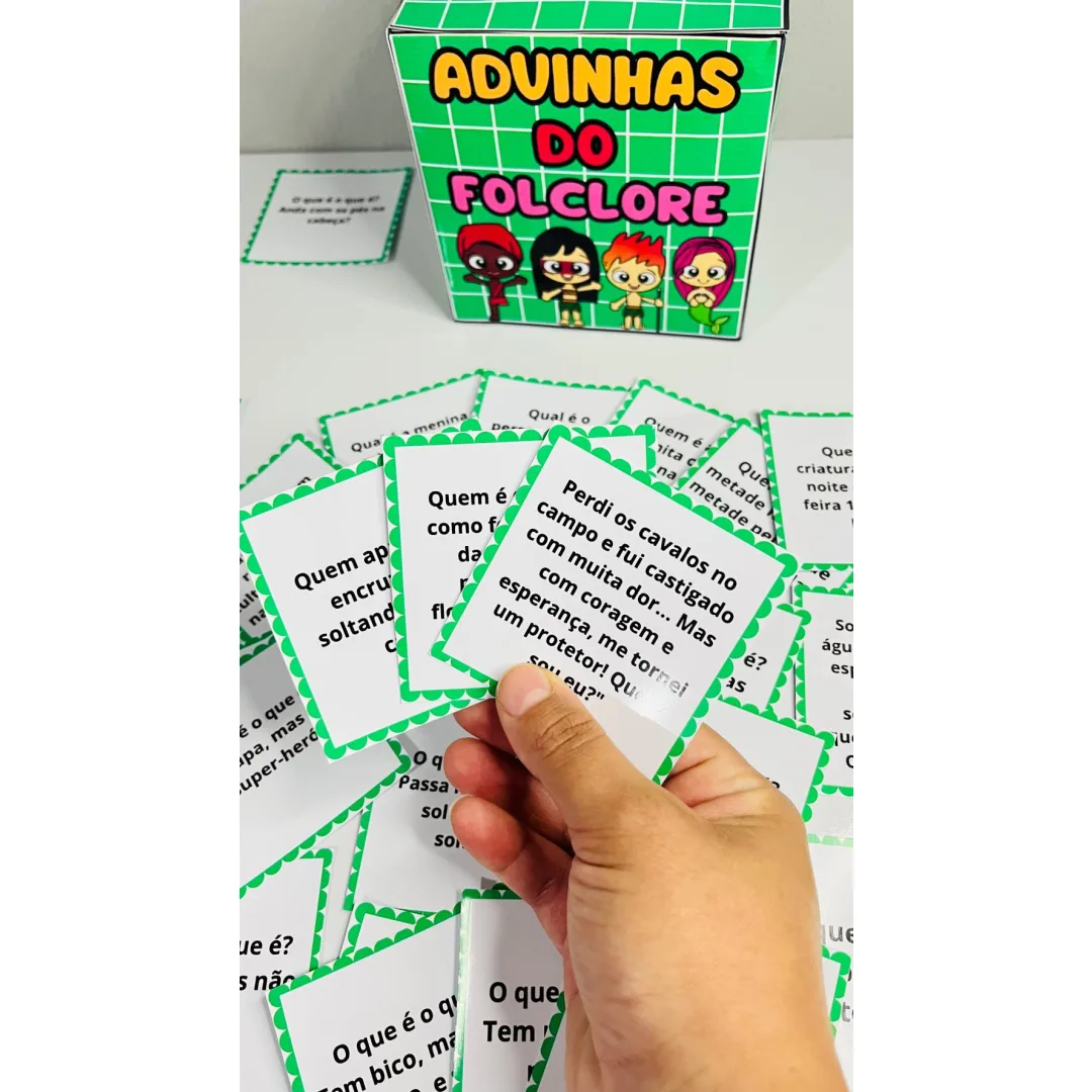 Adivinhas do Folclore — Pronto para Imprimir