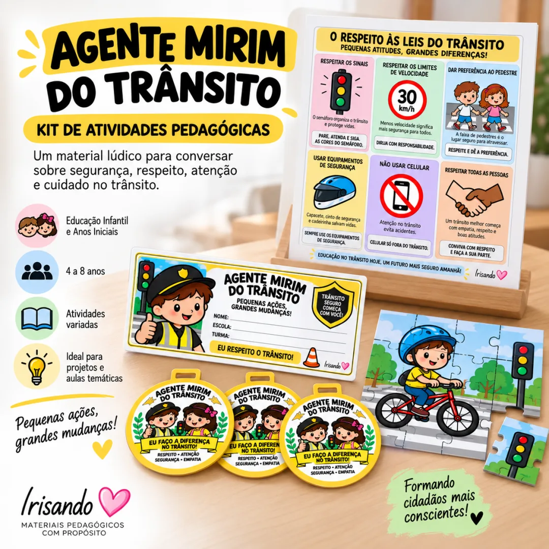 Agente Mirim do Trânsito — Kit Pedagógico em PDF