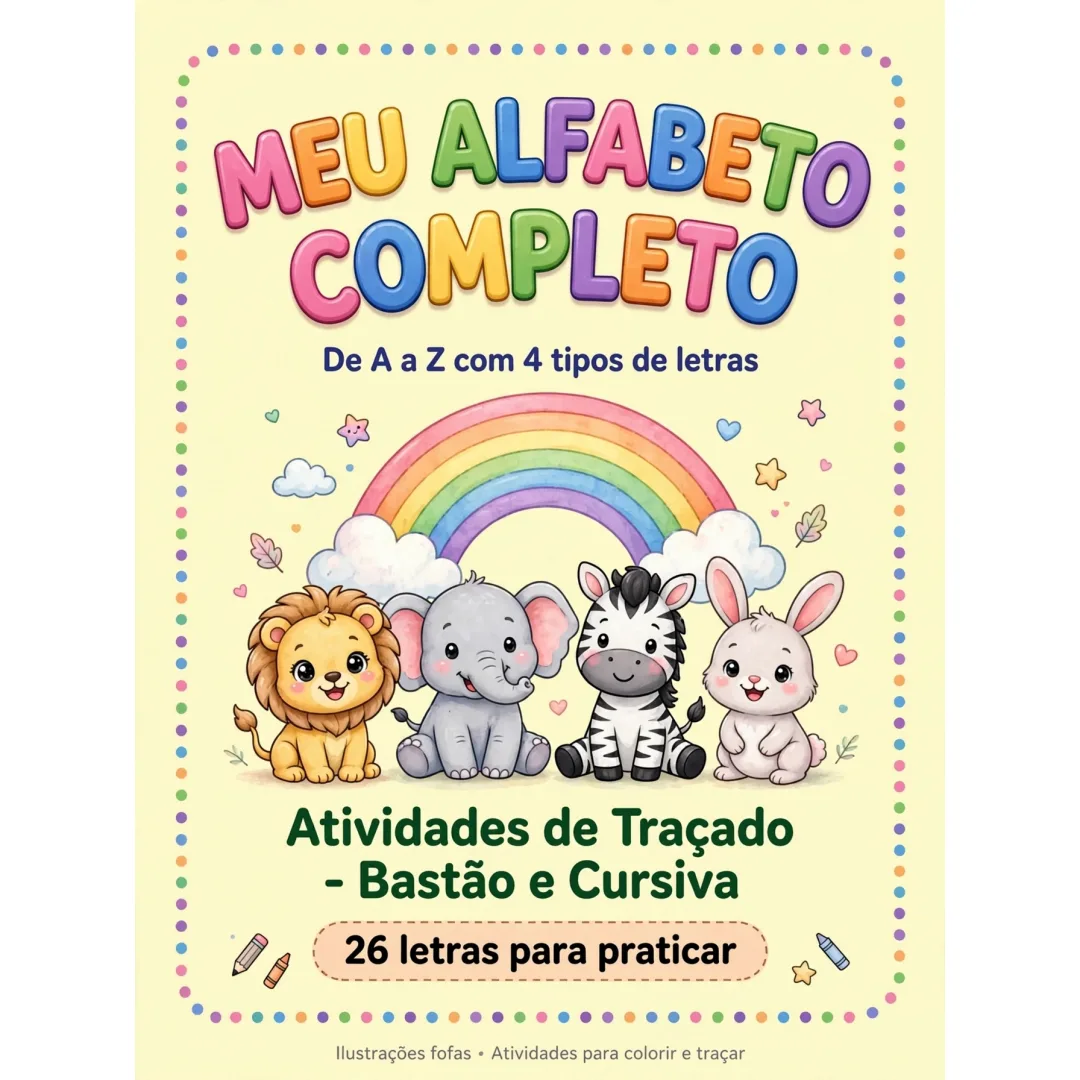 Alfabeto Completo com Ilustrações - PDF