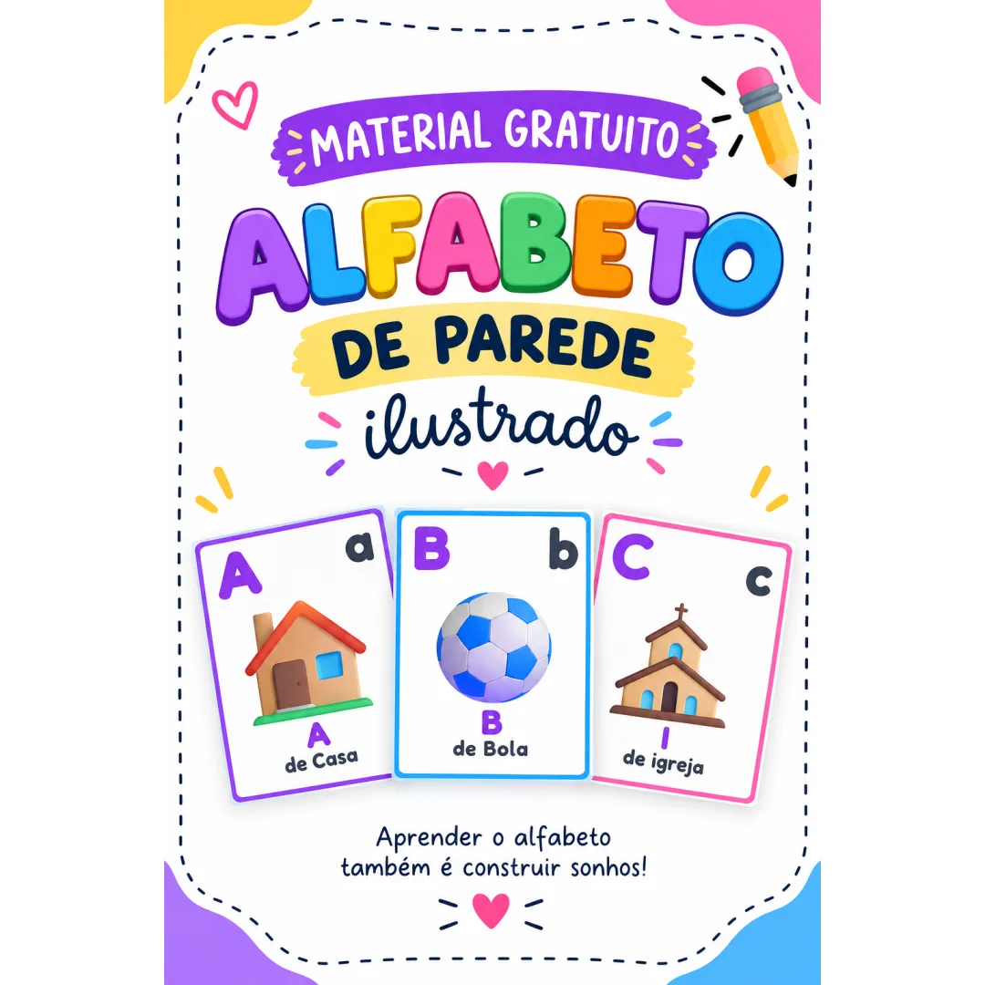 Alfabeto de Parede Ilustrado - PDF Gratuito