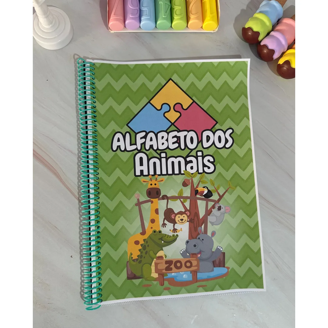Alfabeto dos Animais — 26 Páginas para Educação Especial em PDF