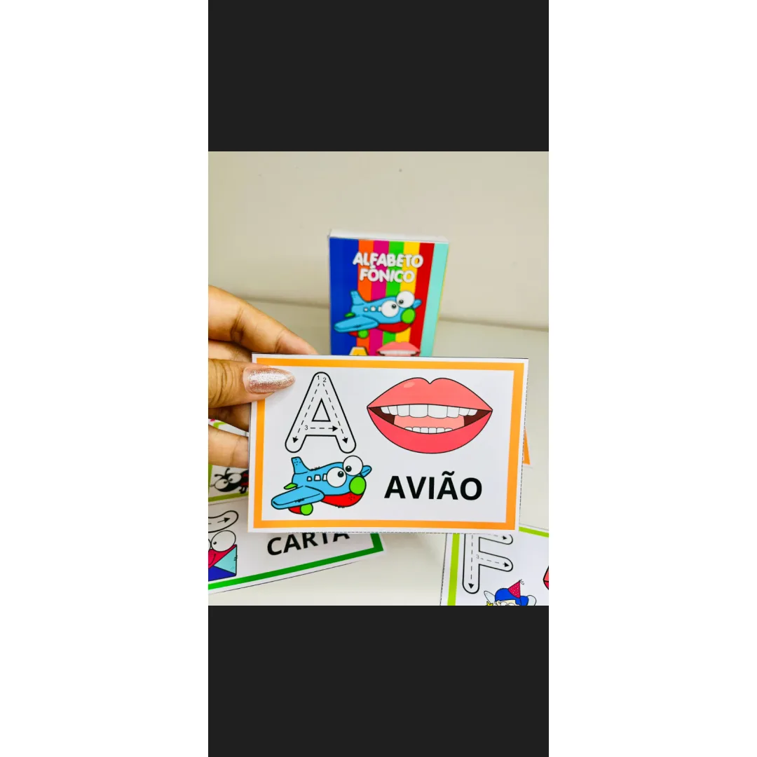 Alfabeto fônico - caixa divertida 