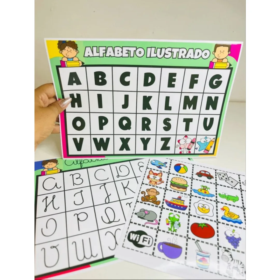 Alfabeto Ilustrado: Aprendizado Visual 