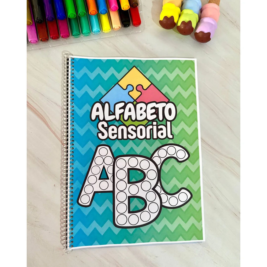Alfabeto Sensorial — 26 Páginas para Educação Especial em PDF