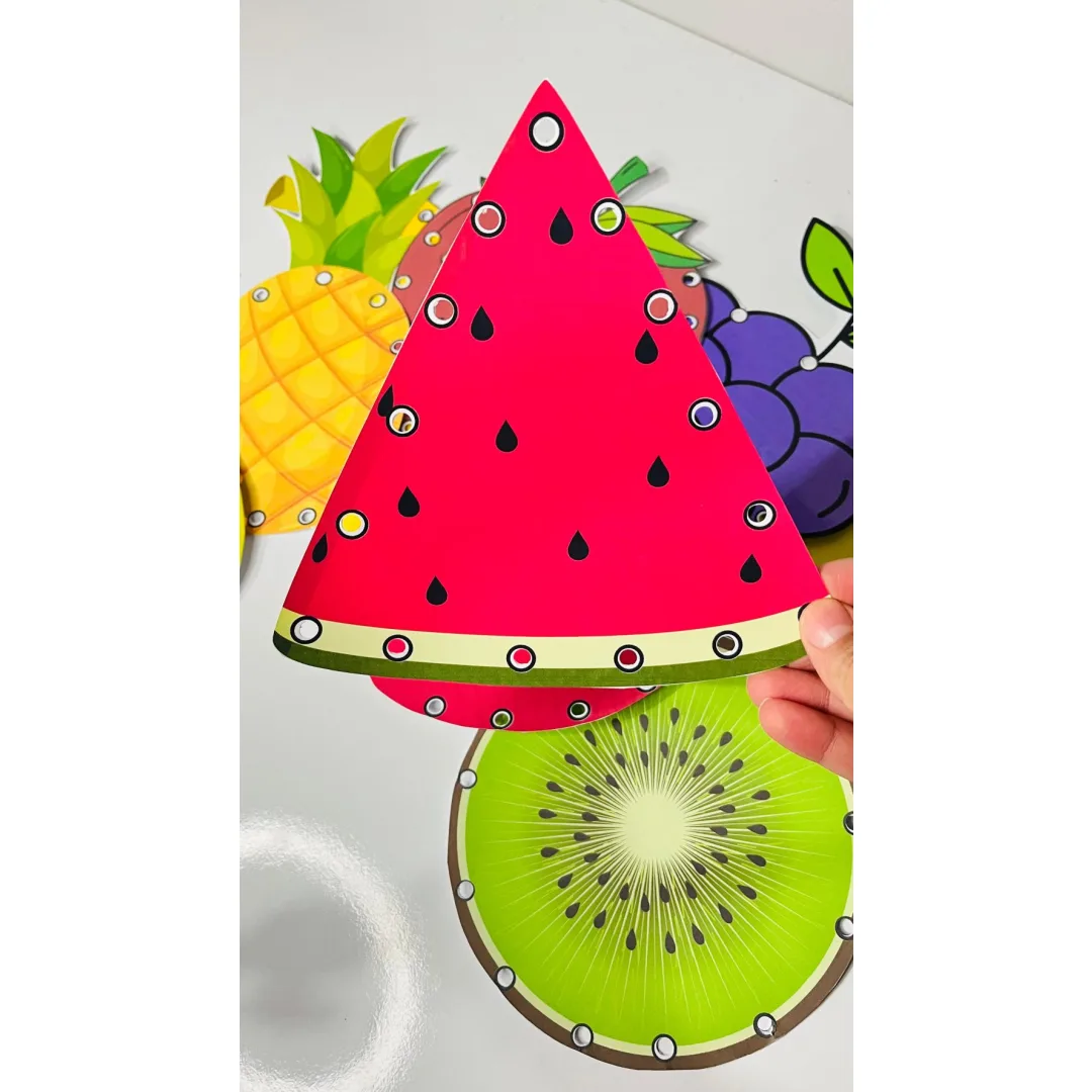 Alinhavos das Frutas — Pronto para Imprimir