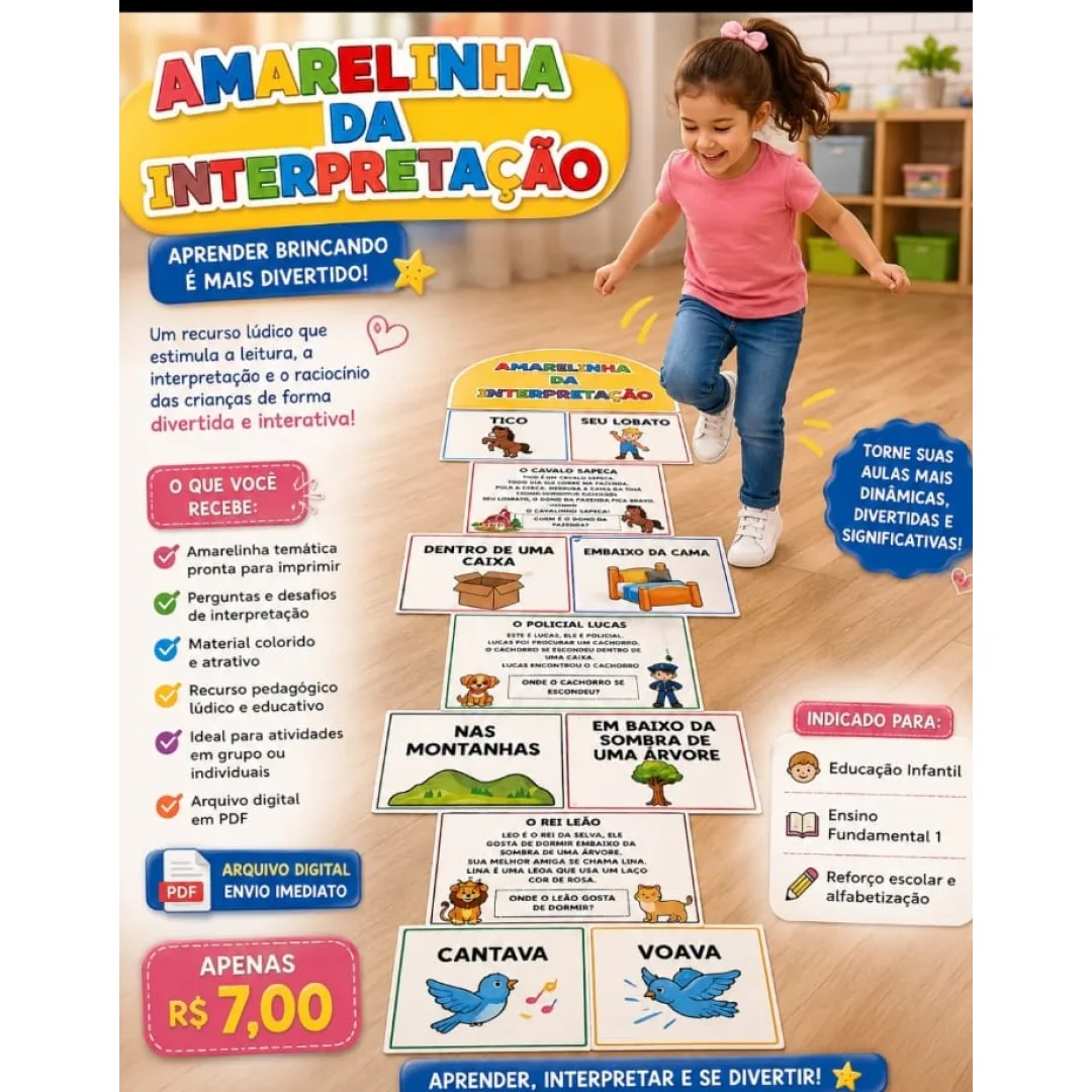 Amarelinha da Interpretação em PDF