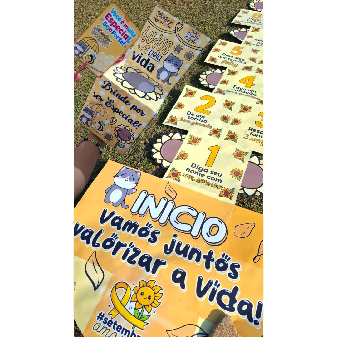 💛 AMARELINHA SETEMBRO AMARELO + CAIXA DE BRINDE 💛