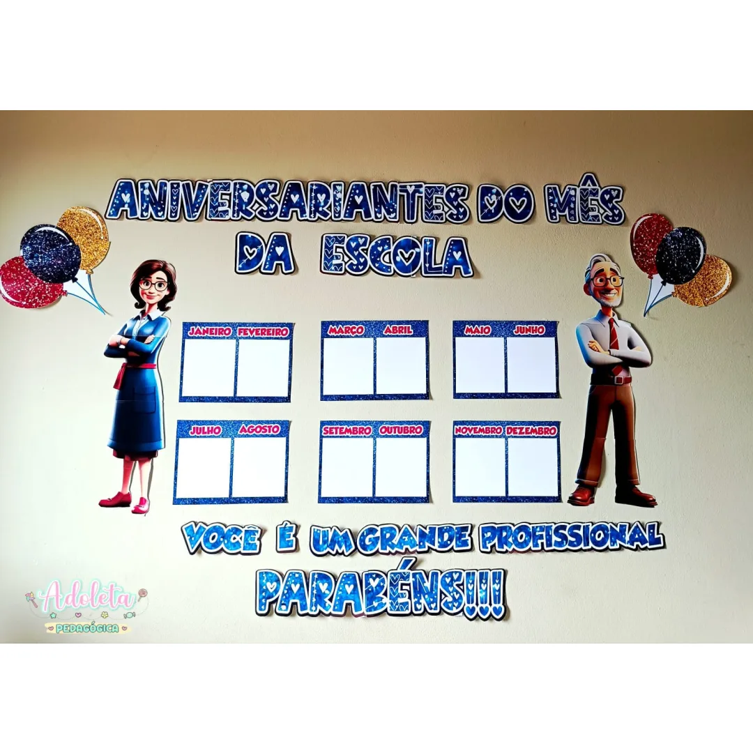Aniversariantes da Escola