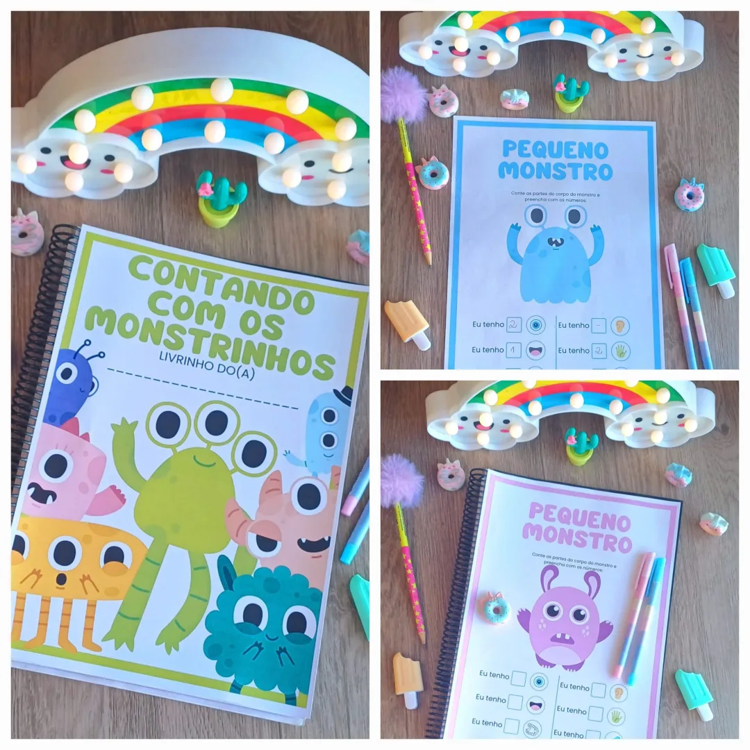 APOSTILA CONTANDO COM OS MONSTRINHOS