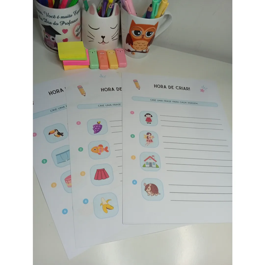 Apostila Crie Frases – 1º e 2º Ano do Ensino Fundamental – PDF
