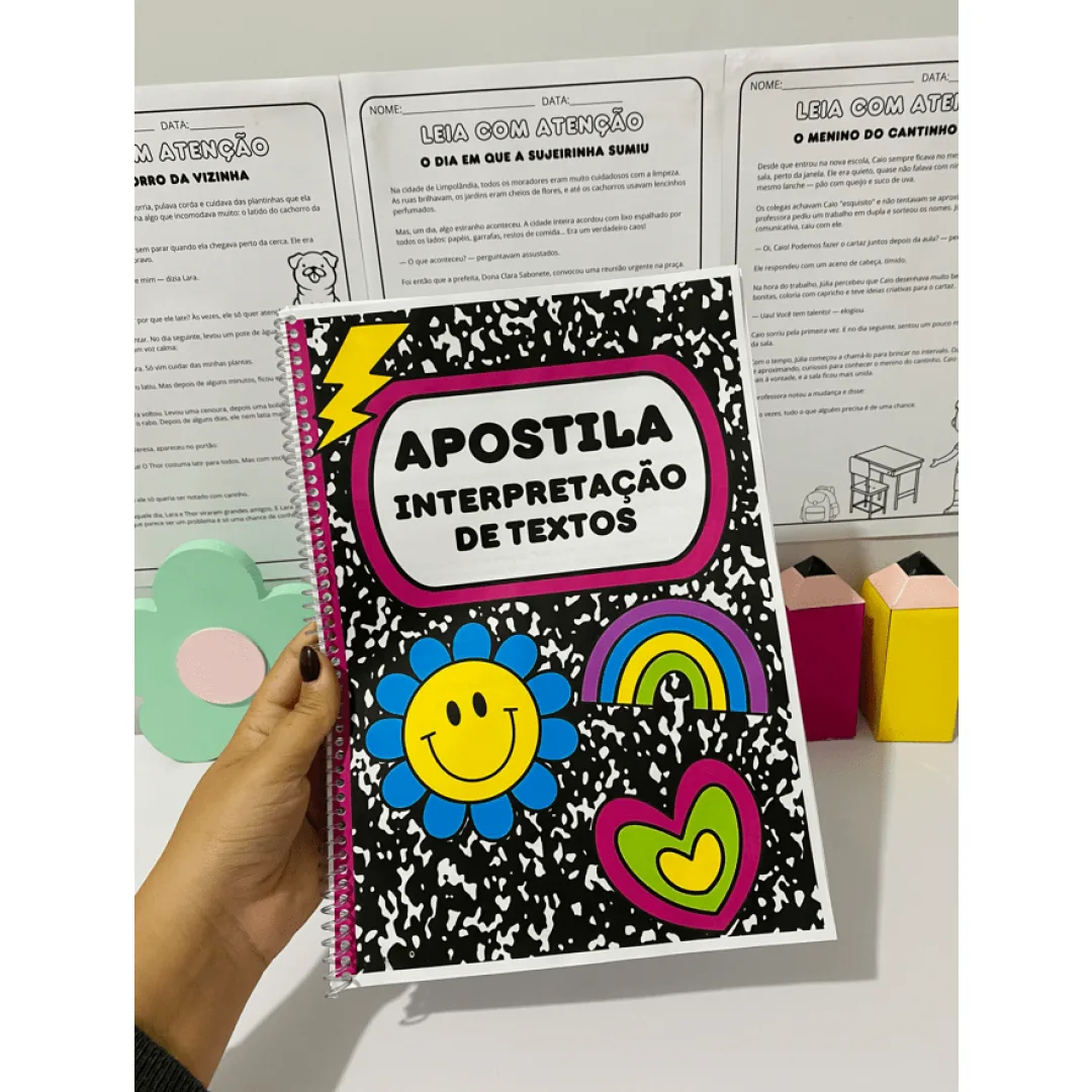 Apostila de Interpretação de Textos — Nível Intermediário do 3º ao 5º Ano em PDF