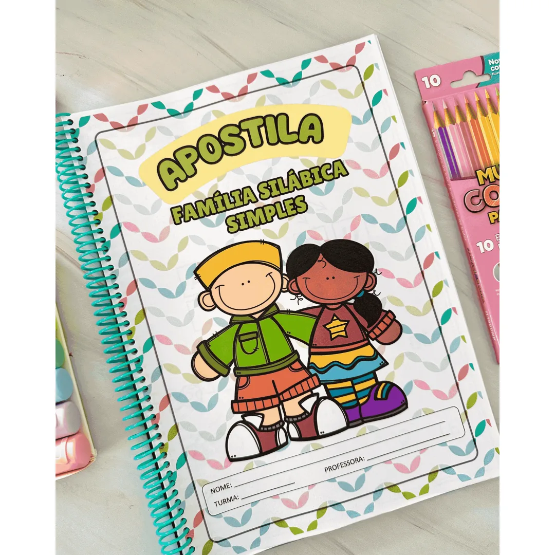 Apostila Família Silábica Simples - Alfabetização - PDF - 36 páginas
