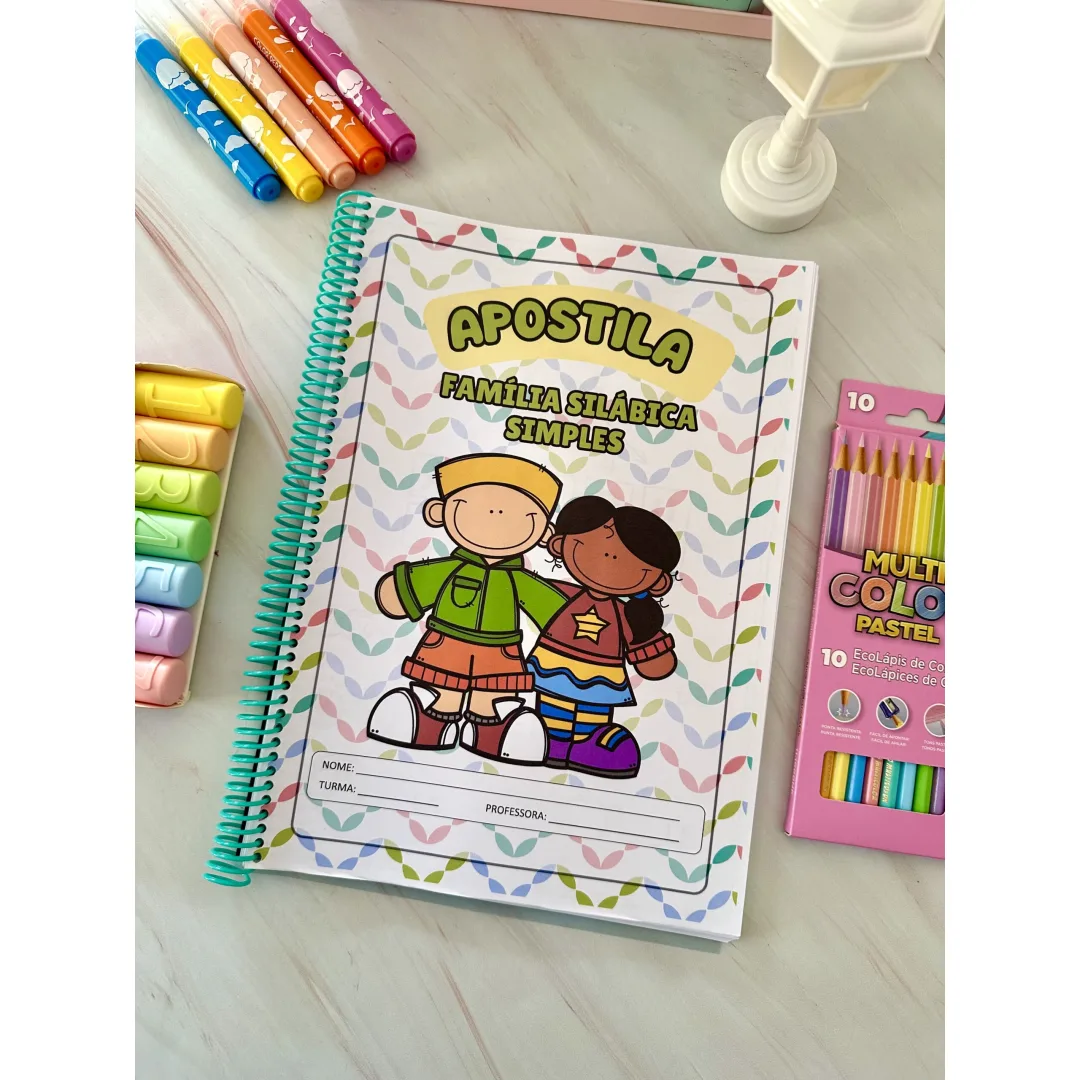  APOSTILA FAMÍLIA SILÁBICA SIMPLES: DIVERSÃO E APRENDIZADO NA ALFABETIZAÇÃO📚✏️