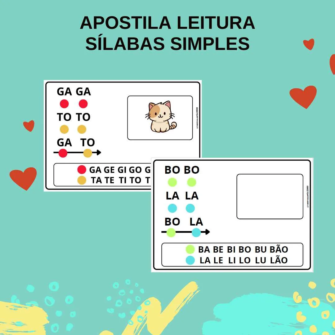 APOSTILA GRAFISMO FONÉTICO: SÍLABA SIMPLES