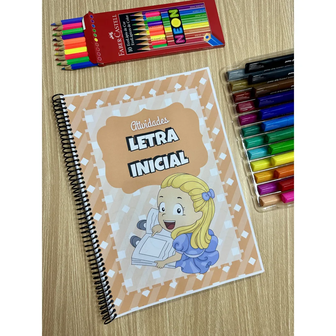 Apostila Letra Inicial — 24 Páginas para Alfabetização