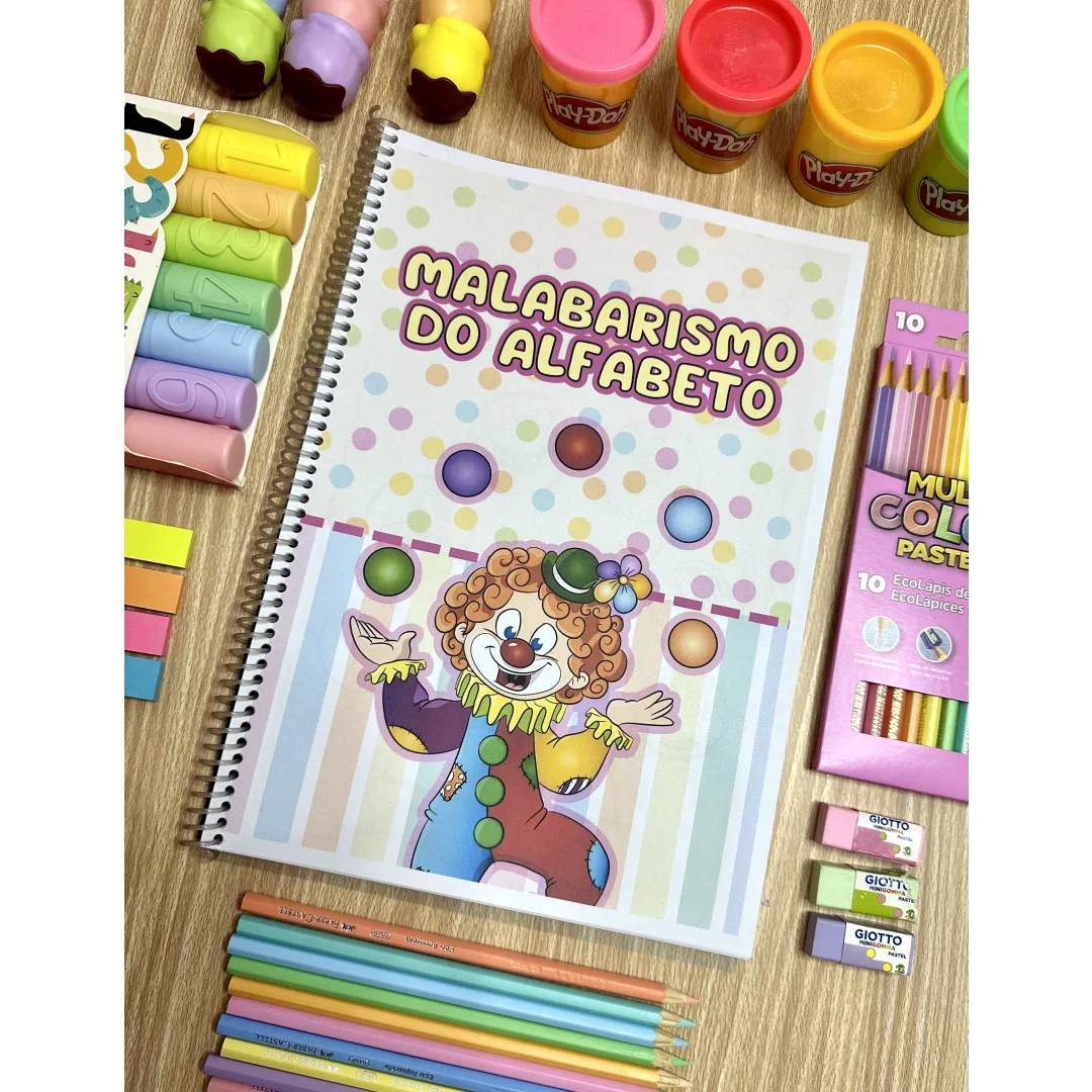 Apostila Malabarismo do Alfabeto — 26 Páginas para Educação Infantil