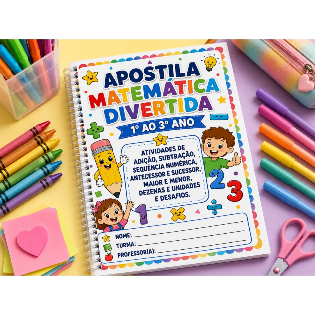Apostila Matemática Divertida - 1º ao 3º ano - Matemática - PDF