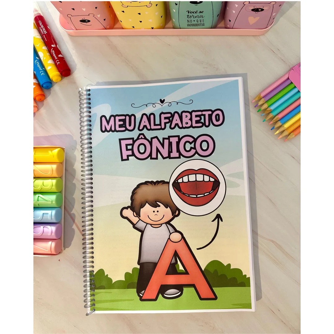 Apostila Meu Alfabeto Fônico — Mais de 100 Páginas em PDF